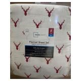20 pcs Mainstays Flannel Sheet Set Full Size