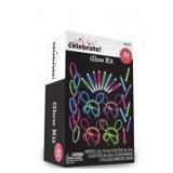 56 pcs Way To Celebrate Glow Kit 32 Pieces Play