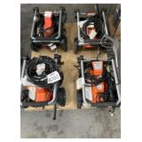 4 Pcs Husqvarna Pressure Washers - Visible Use
