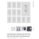 50 pcs NEW Maintenance Warehouse 20 Amp 125-Volt