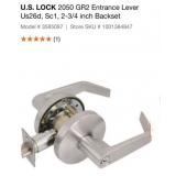16 pcs U.S. LOCK 2050 GR2 Entrance Lever Us26d,