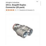 6 boxes of 25 pcs 3/8 in. Snap2It Duplex