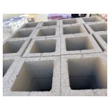 80 pcs Outdoor Square Concrete Blocks 11.5 x 1