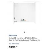 4 pcs Swanstone Veritek 30-in ï¿½ 60-in x 5