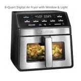 5 pcs Gourmia Digital 8 qt Air Fryer, Black -