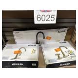 3 pcs Kohler Faucets