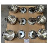 12 Pcs Fortis Pots and Lids