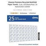 5 boxes of 25 Packs/Carton (13254) Kleenex