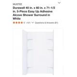 3 pcs MUSTEE Durawall 40 in. x 60 in. x 71-1/2