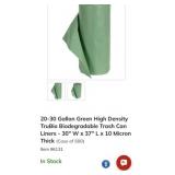 11 boxes of 500 pcs 30 in. X 37 in. Green Can