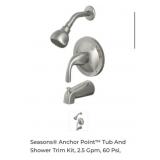 6 pcs Seasonsï¿½ Anchor Pointï¿½ Tub And Shower Trim