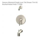 12 pcs Seasons Westwind Single Lever Tub Shower