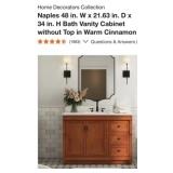 (1) Home Decorators Collection Naples 48 in. W x