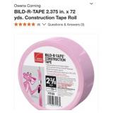 60 pcs Owens Corning BILD-R-TAPE 2.375 in. x 72