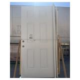 3 pcs Masonite 6 panel Right Hand Inswing 36 x 8