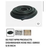 5 pcs RPM PRODUCTS RSC58R50 DISHWASHER HOSE 5/8 IN
