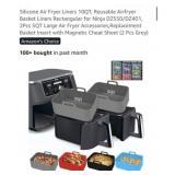 84 packs of 2 pcsSilicone Air Fryer Liners 10QT,