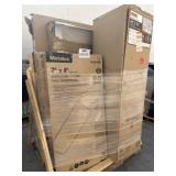 6  pcs Assorted Shower Base and Seat and Light