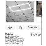 7 pcs Metalux 2 x 4 ft. Selectable 6