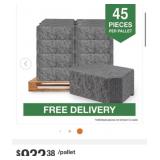 45 pcs Legacy Stone Deco 6 in. x 16 in. x 10 in.