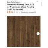 693 Sq. Ft. Fawn Pore Hickory 7mm T x 8 in. W