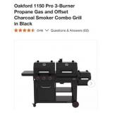 (1) Oakford 1150 Pro 3-Burner Propane Gas and