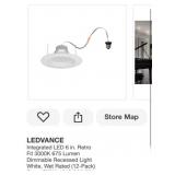 15 boxes Sylvania Integrated LED 6 in. Retro Fit