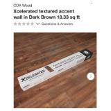 10 boxes Xcelerated textured accent wall in Dark