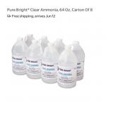 10 Cartons Of 8 pcs Pure Brightï¿½ Clear Ammonia,