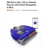 (1) 360-Volt is Nav 12.6 in. Robotic Vacuum with