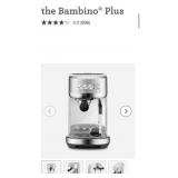 (1) Breville Bambinoï¿½ Plus Espresso Machine