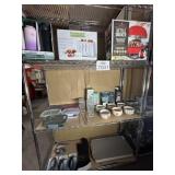 Assorted Kitchen Items Pictured on Shelf