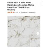 392 sq. Ft Fusion 16 in. x 32 in. Matte Marble