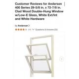 (1) 400 Series 29-5/8 in. x 72-7/8 in. Clad Wood
