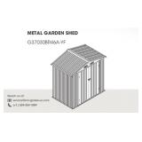 (1) Metal Garden Shed