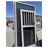 Lot of 3 screen doors + 1 exterior door  door