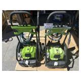 2 pcs Greenworks Pressure Washers