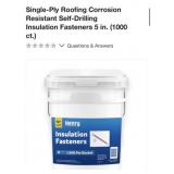 4 packs Single-Ply Roofing Corrosion Resistant