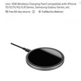 148 pcs onn. 10W Wireless Charging Pad Compatible