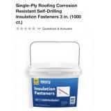 6 boxes 1000 ct. Single-Ply Roofing Corrosion