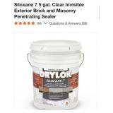 4 pcs Siloxane 7 5 gal. Clear Invisible Exterior
