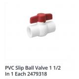 3 boxes of 36 pcs PVC Ball Valve (1-1/2 in. Slip