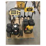 2 pcs DeWalt Gasoline Pressure Washers- Visible