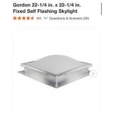 6 pcs Gordon 22-1/4 in. x 22-1/4 in. Fixed Self