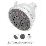 48 pcs Seasons Chrome Eight-Spray Showerhead 2.5