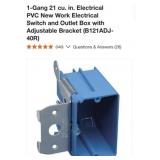 5 boxes of 24 pcs 1-Gang 21 cu. in. Electrical