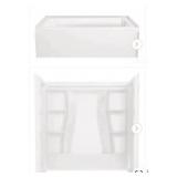 1 set: Delta Bathtub and Bathtub Wall Set