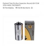 16 pcs Packard Titan Pro Run Capacitor, Round,