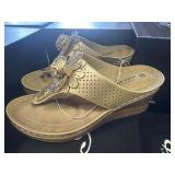29 pairs New Alexis Bendel Gold Platform Sandals