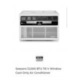 (1) Seasons 12,000 BTU 115 V Window Cool-Only Air